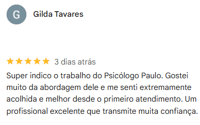 psicologo em uberaba - avaliacao google 2